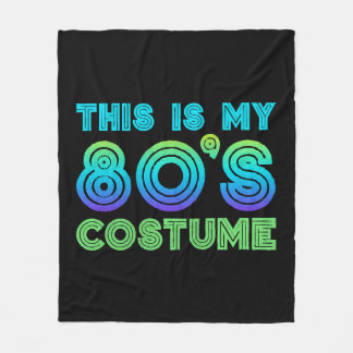 Det här är min 80-talskonst fleecefilt