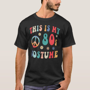 Det här är min 80-talskonst Groovy Hippie Peace Ha T Shirt