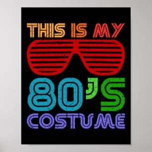 Det här är min 80-talskonst på 1980-talet Retro Vi Poster