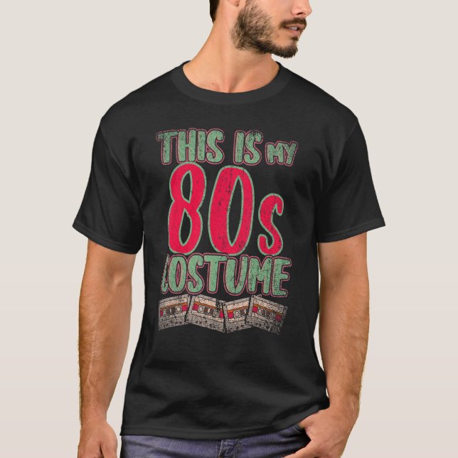 Det här är min 80-talskonst Party 1980 Retro Casse T Shirt (Framsida)