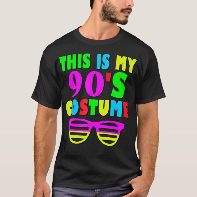 Det här är min 90-sekunders kostym 80's 90's Party T Shirt (Framsida)