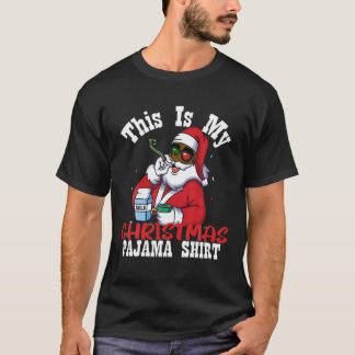 Det här är min afrikanska jultomten Pajama T Shirt