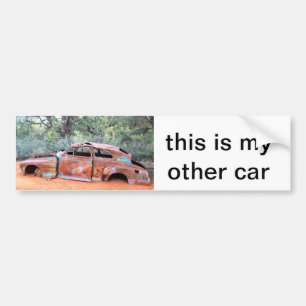 Det här är min andra stötfångare bildekal