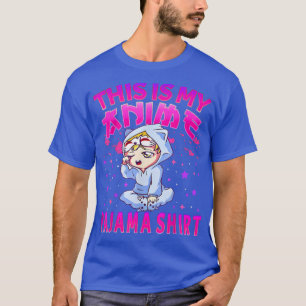 Det här är min Anime Pajama Shirt Women Otaku Paja T