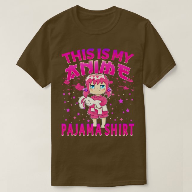 Det här är min Anime Pajama Women Otaku Pajamas Gi T Shirt (Design framsida)