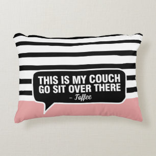 Det här är min Anpassningsbar Gift Pet namn Person Prydnadskudde