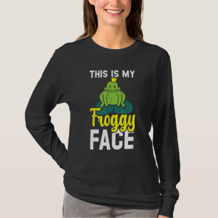 Det här är min Ansikte-mygggroda Amphibian Tadpole T Shirt