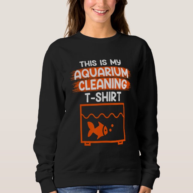 Det här är min Aquarium Städning Akvarist Akvarist T Shirt (Framsida)