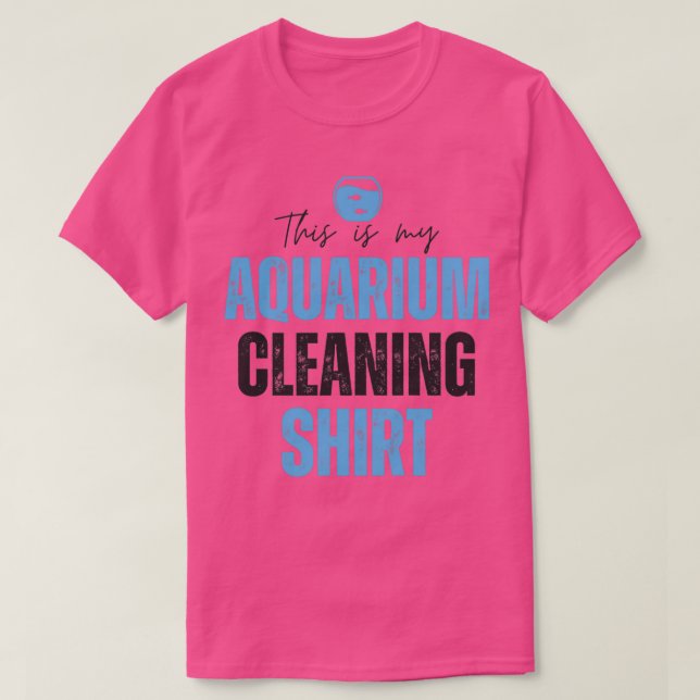 Det här är min Aquarium Städning Lung Fish Älskare T Shirt (Design framsida)