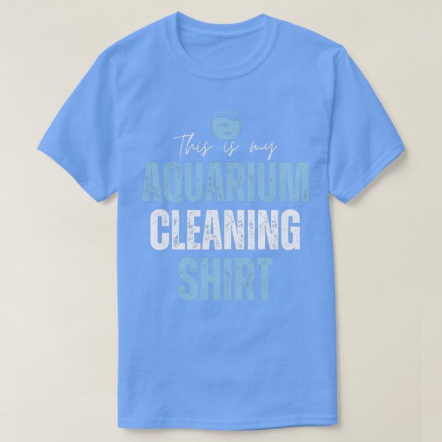 Det här är min Aquarium Städning Lung Fish Älskare T Shirt (Design framsida)