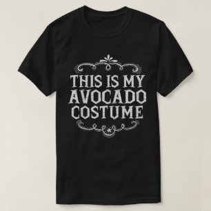 Det här är min Avocado Costume Funny Lazy Hallowee T Shirt