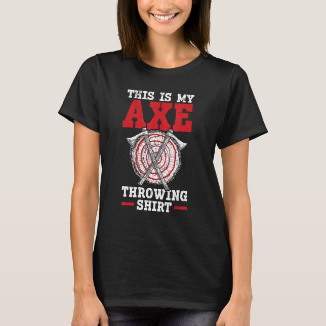 Det här är min ax Throchet Thrower Lumberjac T Shirt (Framsida)