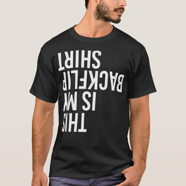 Det här är min backflip Cheerlead Cheerle T Shirt (Framsida)