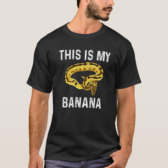 Det här är min bananorm boll python t shirt (Framsida)