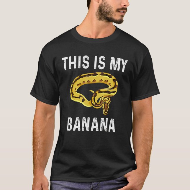 Det här är min bananorm boll python t shirt (Framsida)