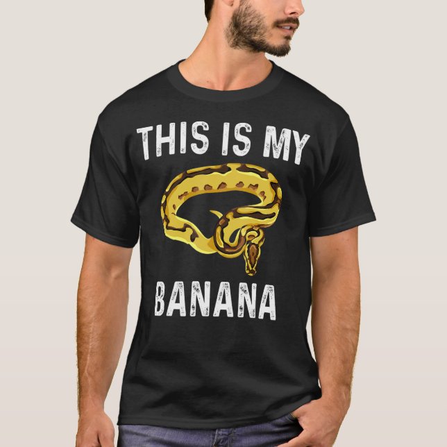 Det här är min bananorm boll python t shirt (Framsida)