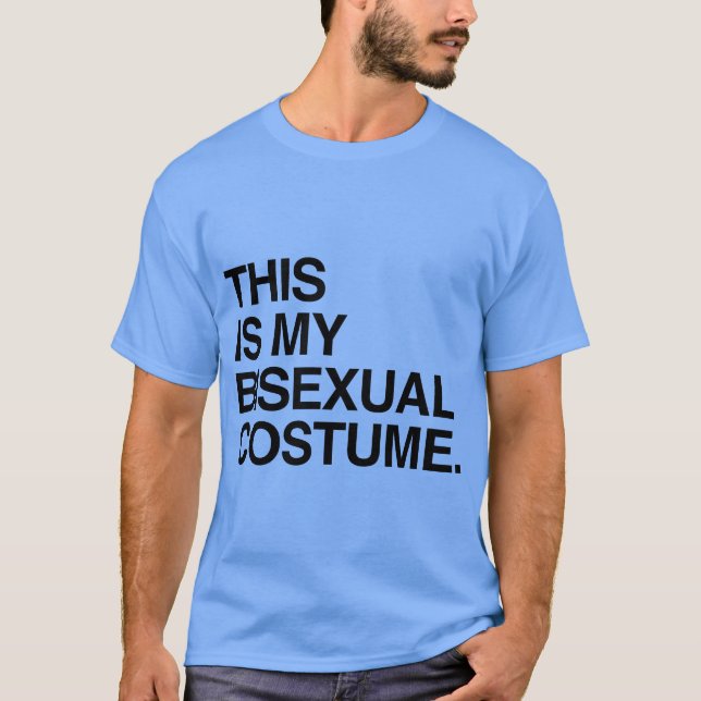 DET HÄR ÄR MIN BISEXUELLA KOSTYM T SHIRT (Framsida)