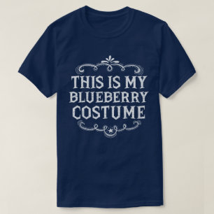 Det här är min blueberry Costume Funny Lazy Hallow T Shirt