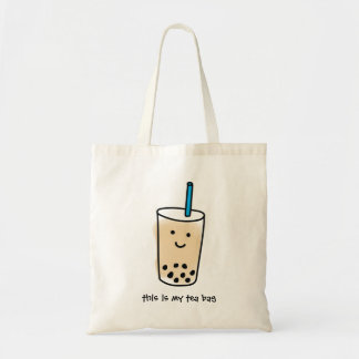 Det här är min Boba Tea Bag Tygkasse