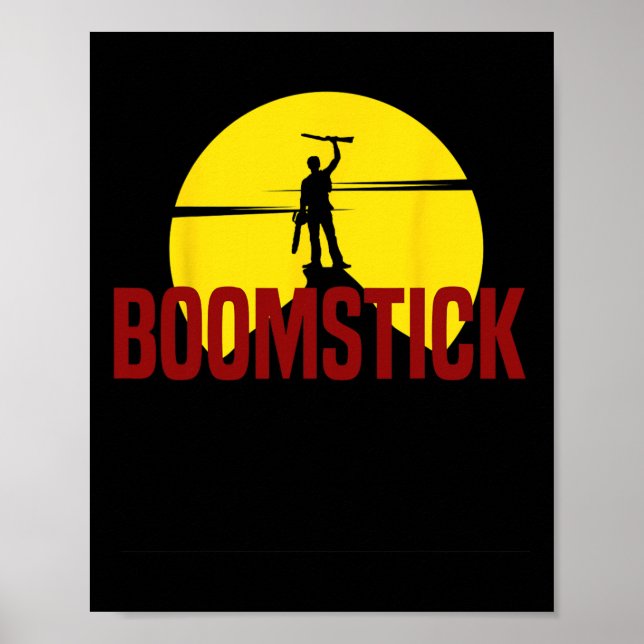 Det här är min boomstick Pistol Dead Red Evil Poster (Framsidan)