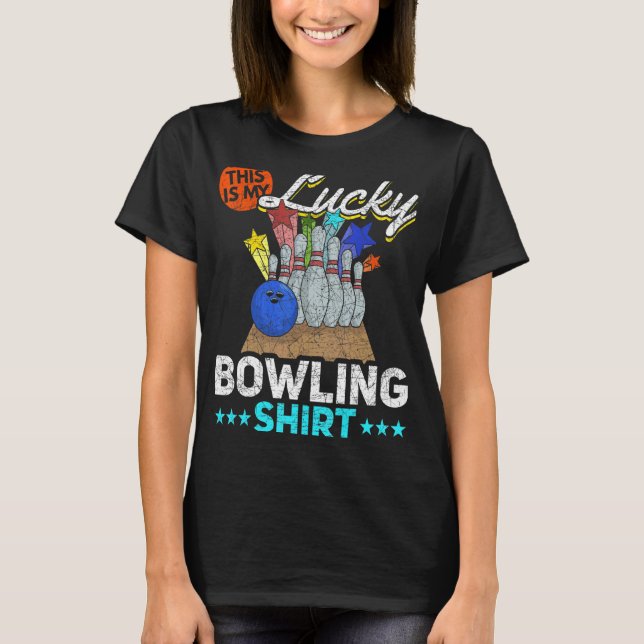Det här är min Bowlareare Bow i Bowling Stift T Shirt (Framsida)