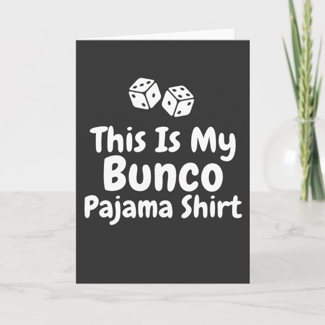 Det här är min Bunco Pyjamaskoja, rolig present Kort (Framsida)