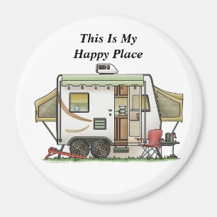 Det här är min Camper Magnet Lycklig Ställe