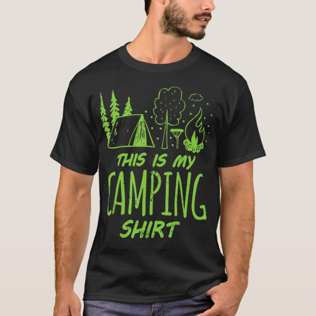 Det här är min Camping Camper-gåva T Shirt (Framsida)