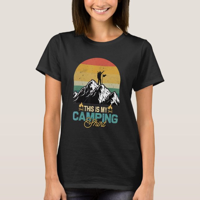 Det här är min campingkamera 3 t shirt (Framsida)