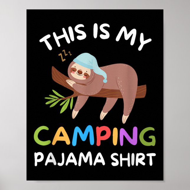 Det här är min campingpinne poster (Framsidan)