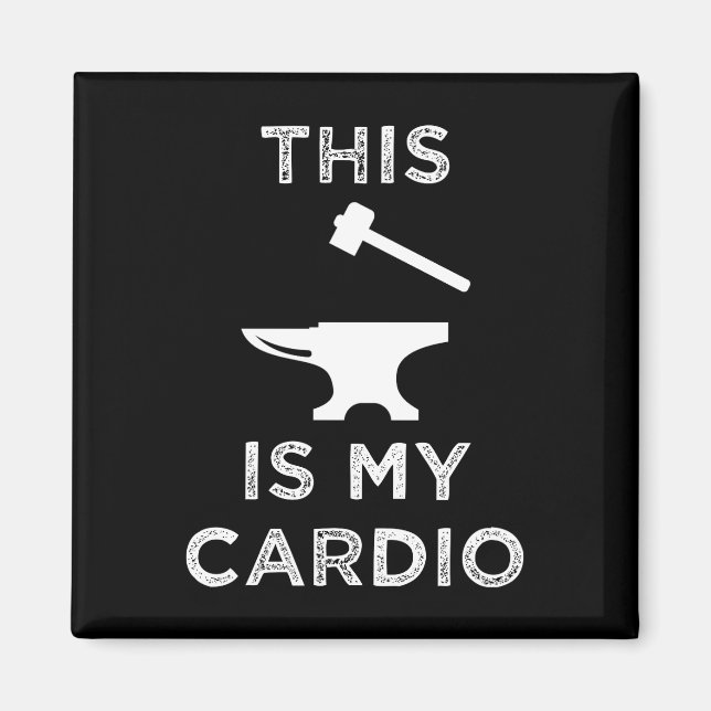 Det här är min Cardio - Smörande Magnet (Framsidan)