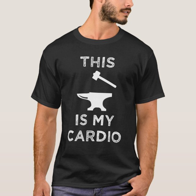 Det här är min Cardio - utpressning T Shirt (Framsida)