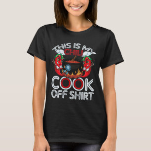 Det här är min Chili Cook av Shirt Mexican Food Ci T