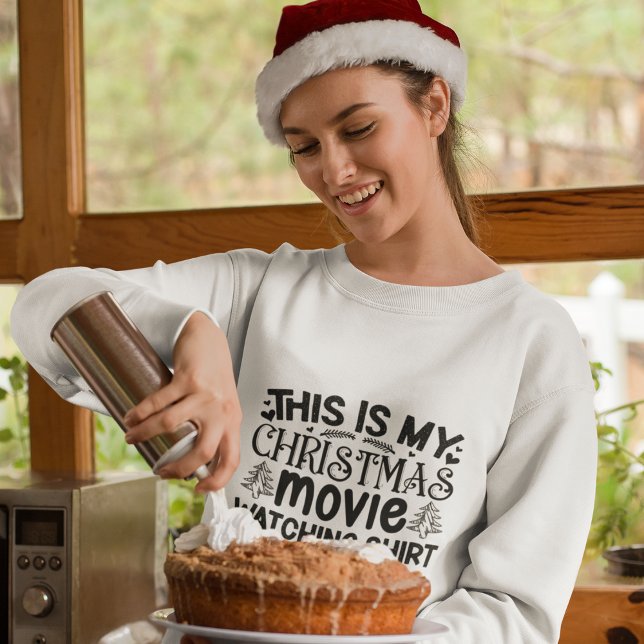 Det här är min christmas-film. t shirt (modern christmas sweatshirt, christmas sweatshirts, christmas sweatshirt, sweatshirt chirstmas)