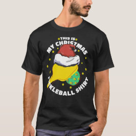 DET HÄR ÄR MIN CHRISTMAS PICKLEBALL SHIRT T