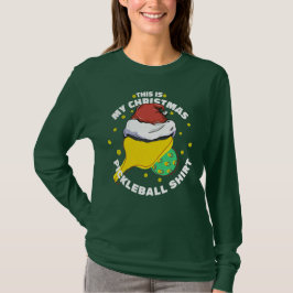 DET HÄR ÄR MIN CHRISTMAS PICKLEBALL SHIRT T