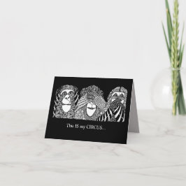 Det här är min CIRCUS, och det här är mina MONKEYS Kort