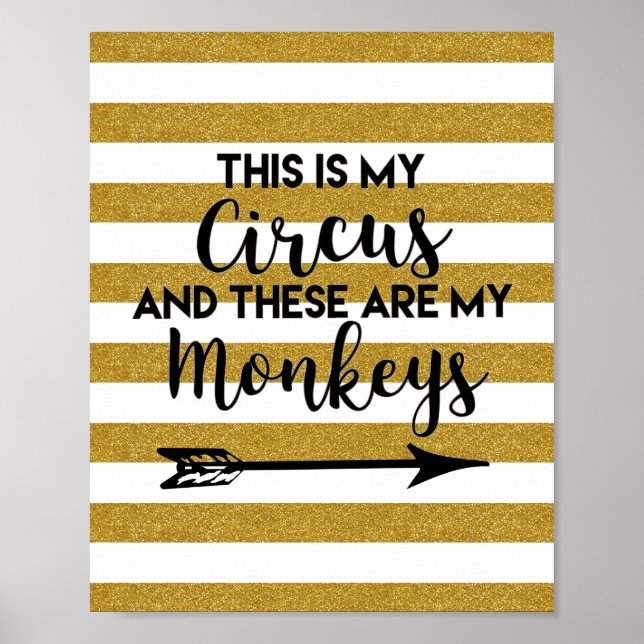 Det här är min Circus-Poster Poster (Framsidan)