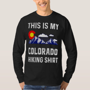 Det här är min Colorado som gömmer Denver Flagga C T Shirt