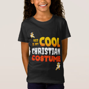 Det här är min COOLA CHRISTIAN COSTUME Halloween K T Shirt