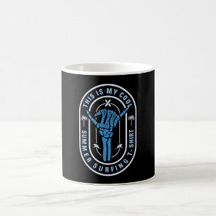 Det här är min Coola sommarsurfning Kaffemugg