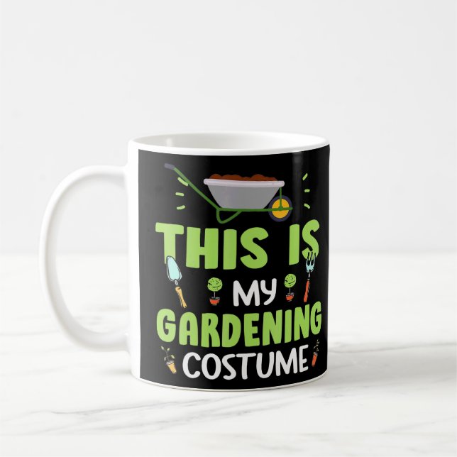Det här är min  Costume Garden Gangster Plant Kaffemugg (Vänster)