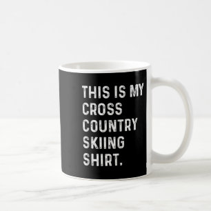 Det här är min Crossa country Skit - Skier Ski Kaffemugg