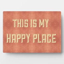 Det här är min dekorativa slask Lycklig Ställe