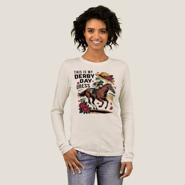 Det här är min Derby Day Dress T Shirt (Hel framsida)