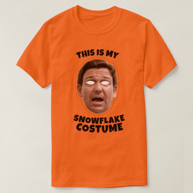 Det här är min Desantis Snowflake Costume T Shirt (Design framsida)