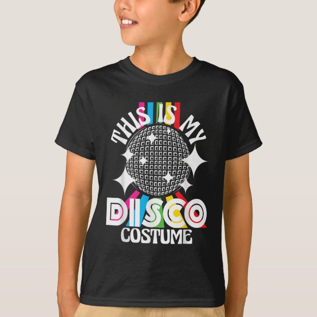 Det här är min Disco-dräkt - 1970-talet Funky Part T Shirt (Framsida)