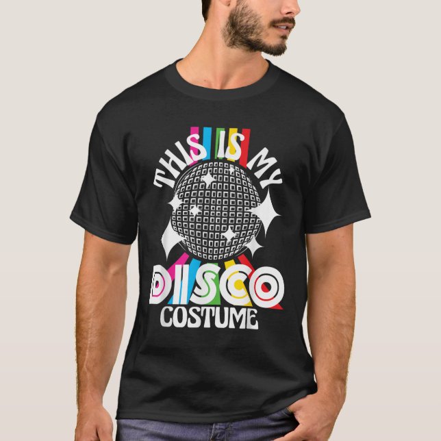 Det här är min Disco-dräkt - 1970-talet Funky Part T Shirt (Framsida)