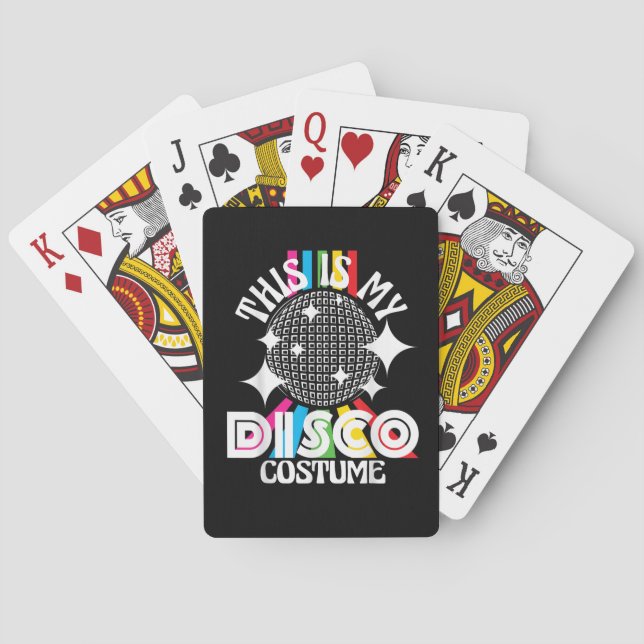 Det här är min disco-dräkt - 1970-talets funky fes casinokort (Baksidan)