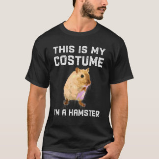 Det här är min dräkt Im en Hamster Halloween T Shirt